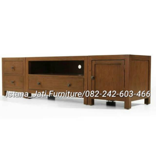 Bufet tv retro jati/kursi sofa tamu minimalis/figura kaca modern/lemari hias minimalis/nakas tidur