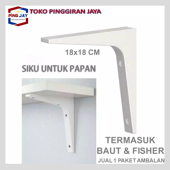 Jual Siku Rak Dinding Siku Rak Siku Dinding Bracket Dinding Penahan 