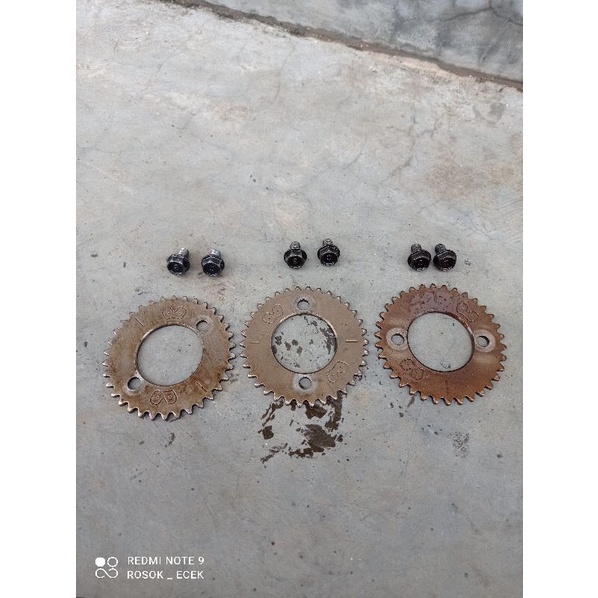 timing gir  gigi sentrik atas tiger revo