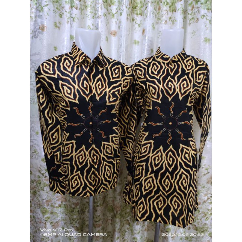 seragam batik-seragam kerja -couple batik terbaru