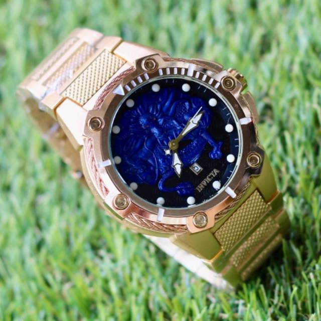 Jam tangan Pria/Wanita - invicta Dragon Stainless Tanggal aktif