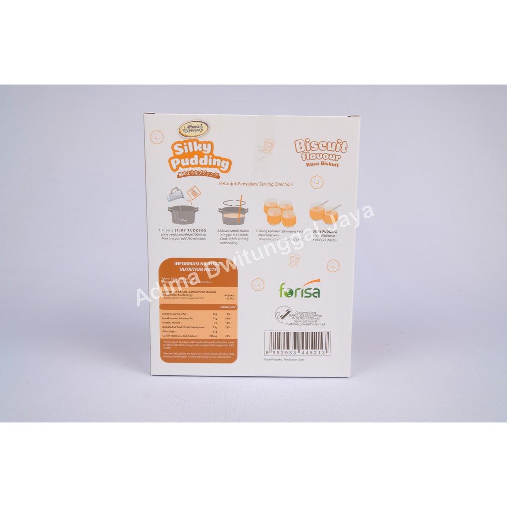 Puding / Silky Pudding Biscuit / Pudding Silky Biskuit 155gr