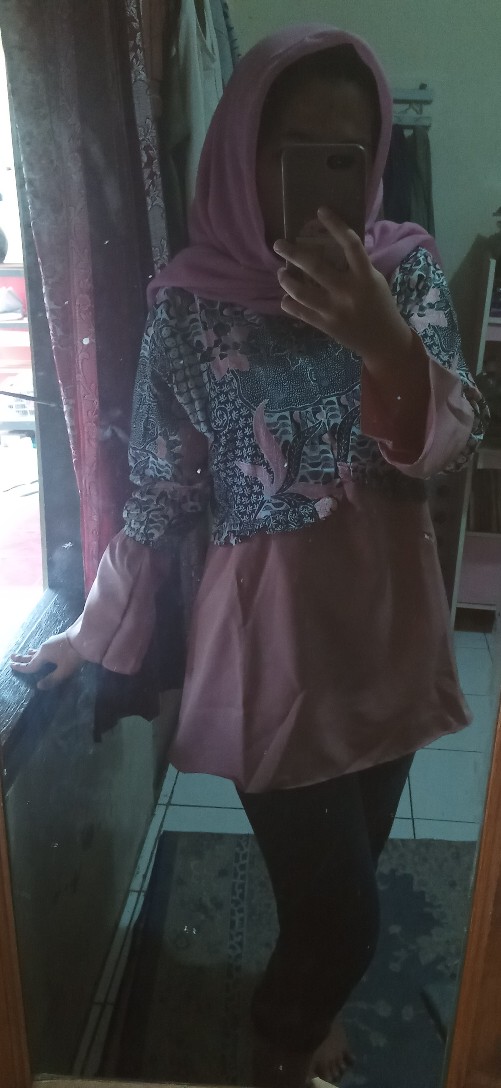 Baju Batik Wanita Modern Monalisa Genes M,l,xl Asli Pekalongan