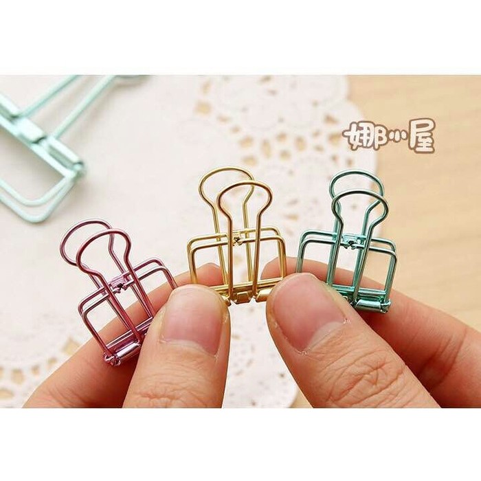 

Klip Kertas / Penjepit Kertas Transparan 4-8 cm