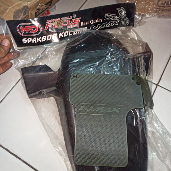 SPAKBOR  COVER KOLONG HUGGER YAMAHA ALL NEW NMAX 2020  2021 HITAM POLOS MUDFLAP PNP AKSESORIS  MOTOR