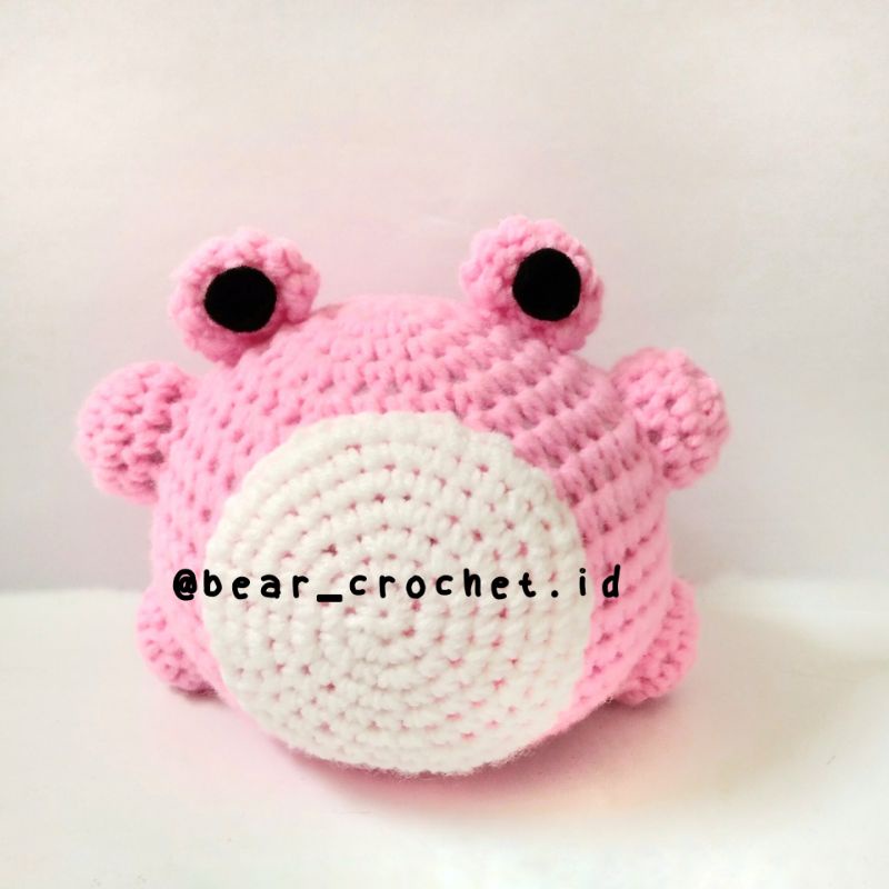 Boneka Rajut Amigurumi Little Frog [ Boneka rajut Amigurumi Kodok ]