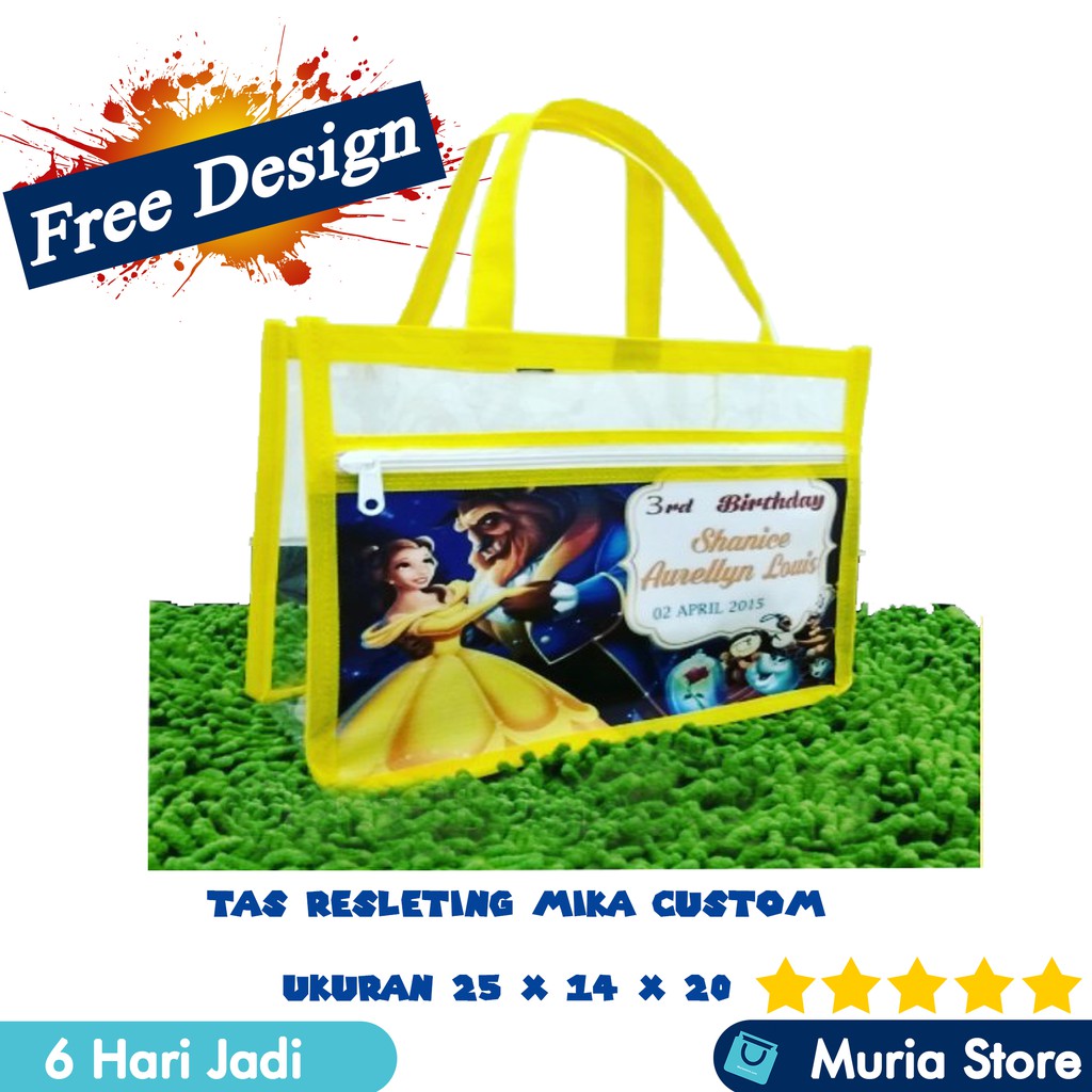 

Tas Mika resleting Full Custom 25 x 14 x 20