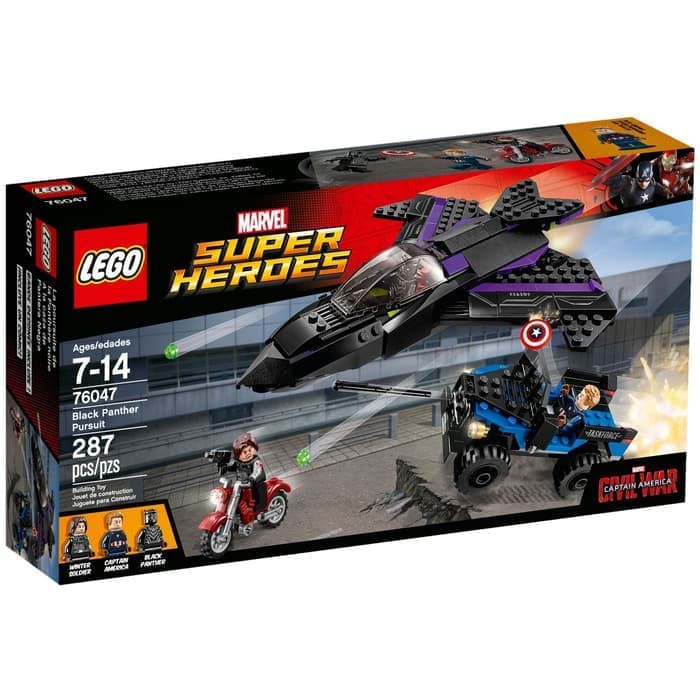 LEGO Super Heroes # 76047 Black Panther Pursuit Marvel Free Comic Book
