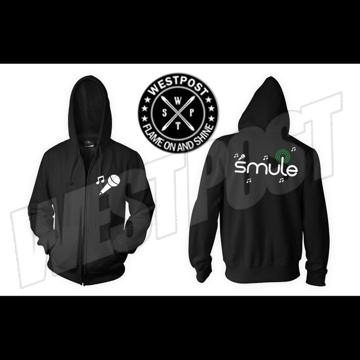 JAKET HOODIE ZIPPER SMULE KARAOKE ANDROID