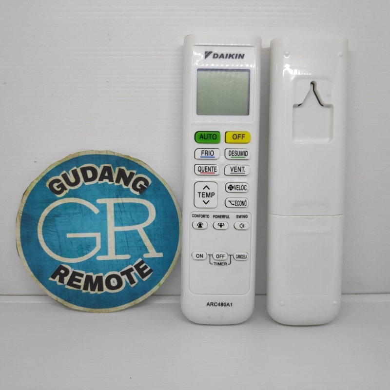 REMOT REMOTE AC DAIKIN ARC480A1 original pabrik