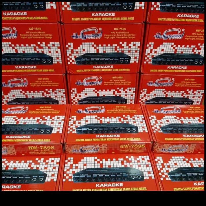 Equalizer Parametrik Audio Mobil Merk Hollywood Hw-789S