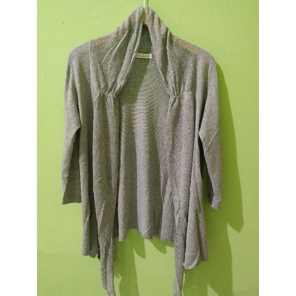 Thrift outer cardigan earth music&ecology