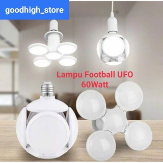 Lampu LED BOHLAM Lipat FOOTBALL UFO 4+1 WHITE 60Watt
