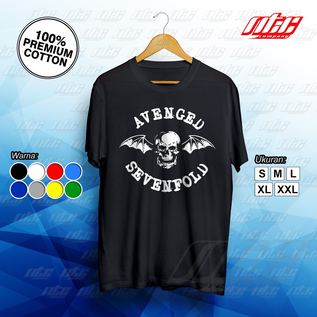 Kaos / T-shirt / Baju Logo AVENGED SEVENFOLD Original Terbaru   -MITRA