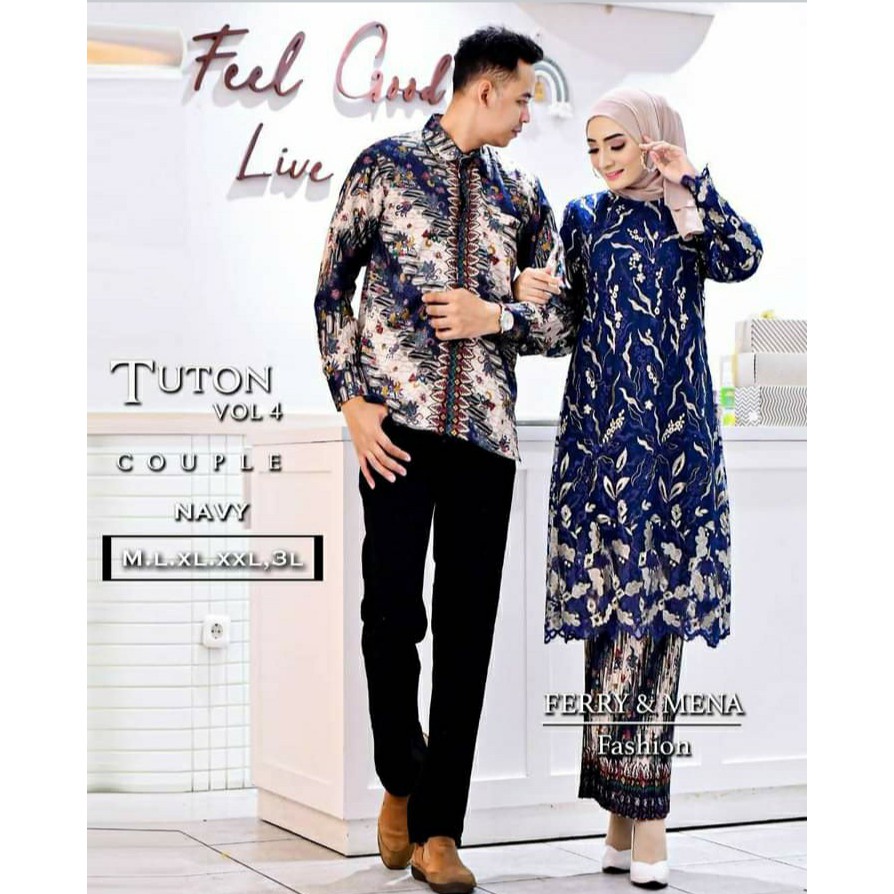 Kebaya Couple Tille, Tille Couple Terbaru, Kebaya Tunik Couple