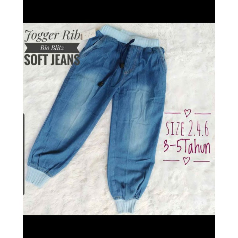 Jogger Jeans Anak 2-8 tahun - Celana Jogger Anak Laki-laki