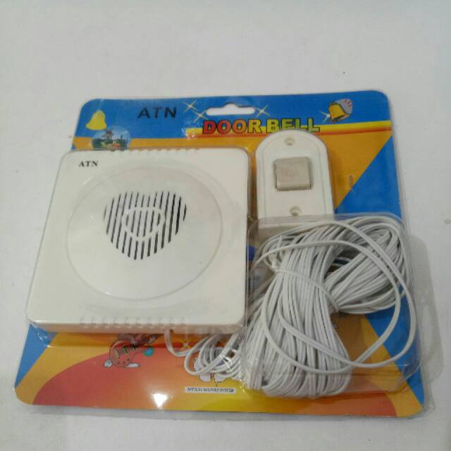 Bel Pintu Rumah / Door Bell ATN / Bel Musik 12 Lagu Pakai Kabel Best Quality
