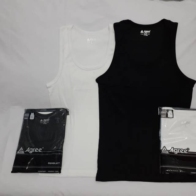 singlet agree dewasa / singlet polos pria