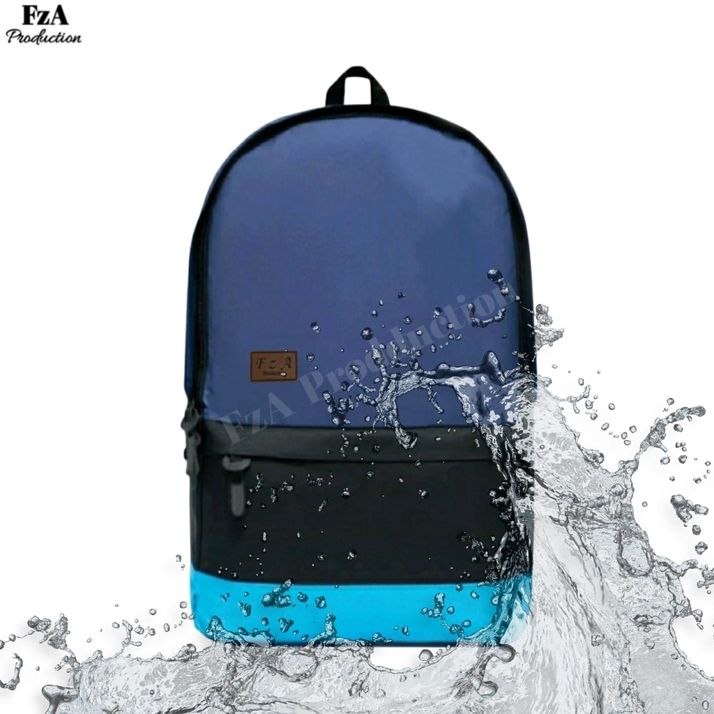 Tas Ransel Punggung Distro Casual Pria Wanita / Tas Ransel Laptop Original - FzA FREE Tas Slempang Kulit