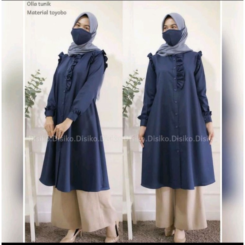 Tunik Olla katun Toyobo - atasan wanita terlaris