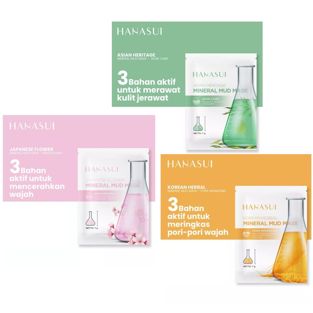 HANASUI SERUM &amp; MASKER BPOM