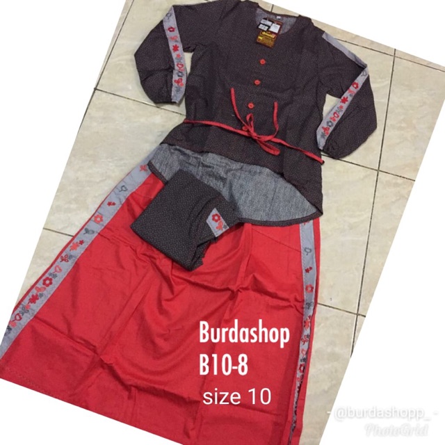  BAJU  MUSLIM  ANAK  DANNIS  PEREMPUAN SIZE 10 Shopee Indonesia