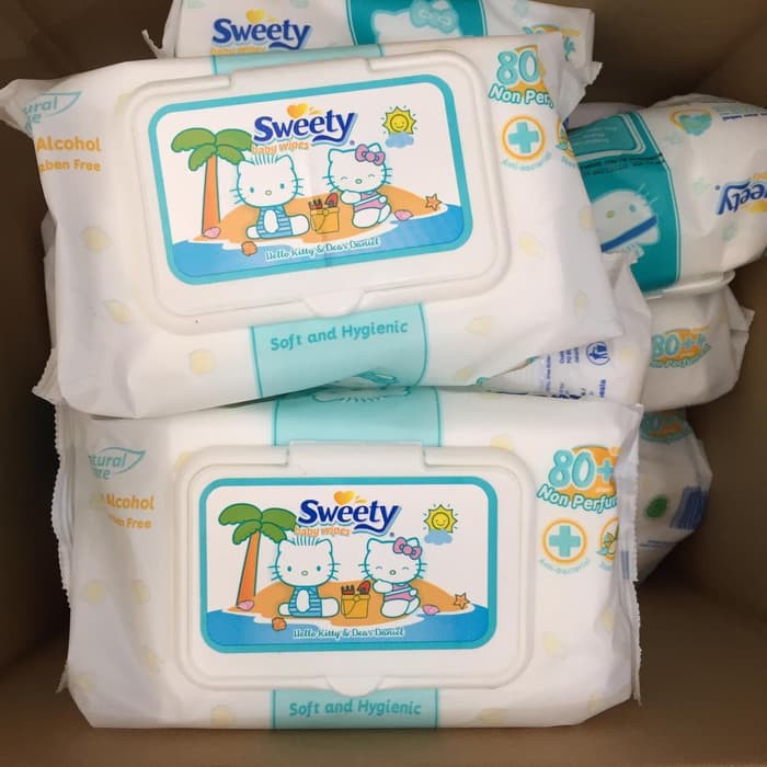 Sweety Baby Wipes / Tissue Basah Sweety Non Alcohol