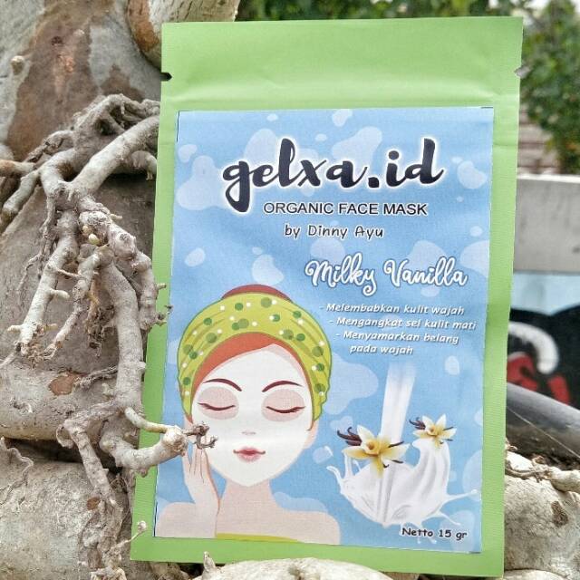 MASKER ORGANIK MILK VANILLA / MASKER ORGANIK MURAH / MASKER ORGANIK