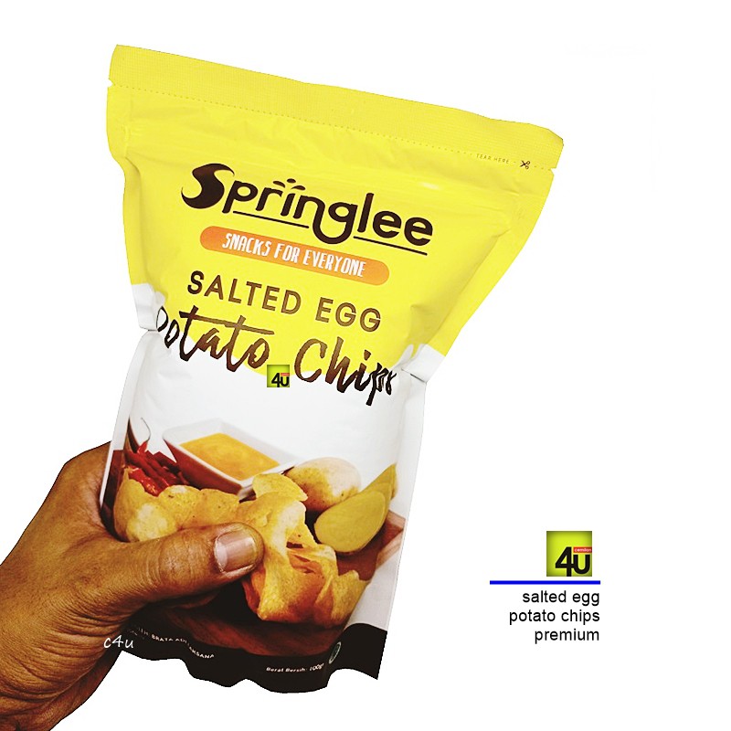 

Springlee - Potato Salted Egg Chips - 100g