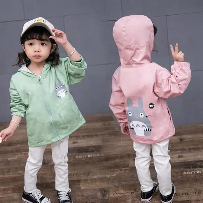 Jaket Anak Perempuan - jaket anak kartun chincillas impor berkualitas