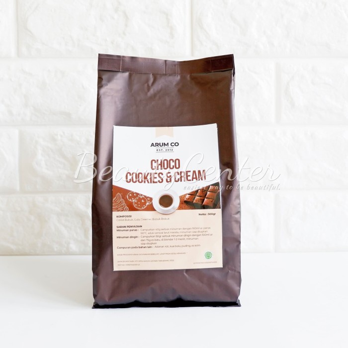 

ARUM CO CHOCO COOKIES & CREAM 500GR / INSTANT DRINK / BUBUK MINUMAN CUCI GUDANG