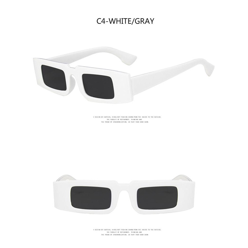 2021 European and American simple square ins trend fashion small frame men and women sunglasses