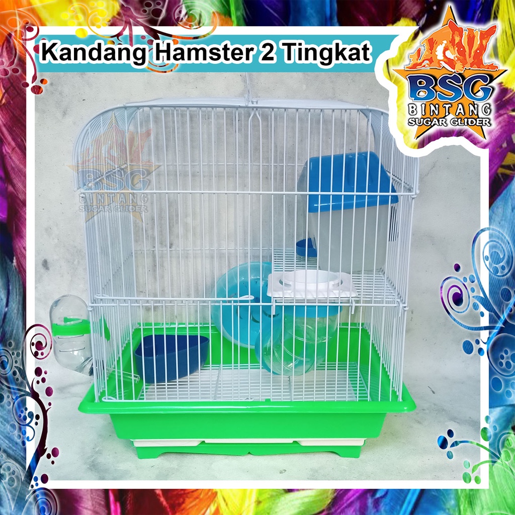 RS562 Kandang Hamster - Rumah Hamster - Plus Fullset Mainan Hamster-2