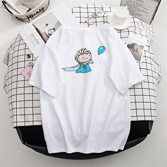 MYSTIQUE.ID-BAJU KAOS ELSA T-SHIRT LUCU DAN AESTHETIC