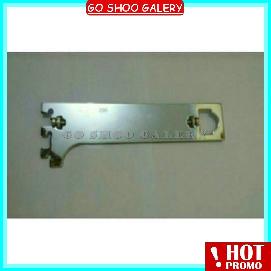 Bracket Dudukan Pipa Bulat Stainless 15 cm