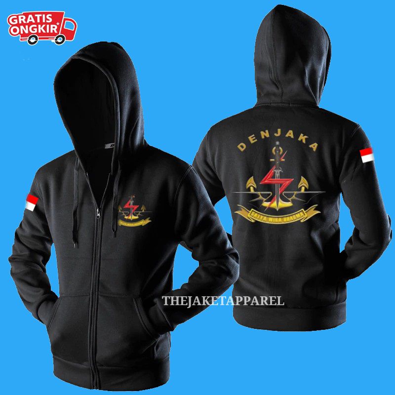 jaket hoodie zipper denjaka / jaket sweater denjaka