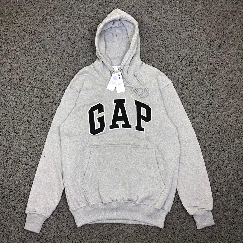 Sweater HOODIE GAP  LOGO  Bordir ABU ABU PREMIUM  TERLARIS Hoddie Gap Sweater Gap abu-Abu