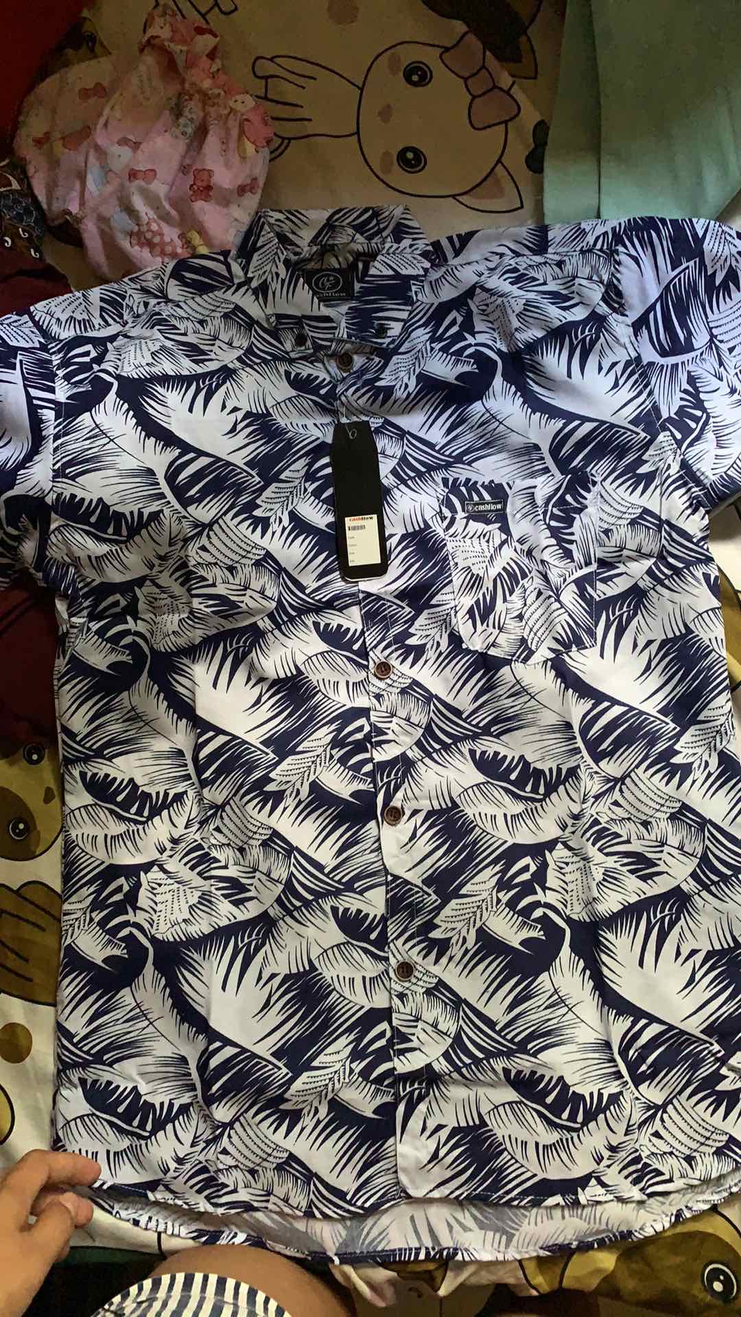 Hem Motif Daun Surfing