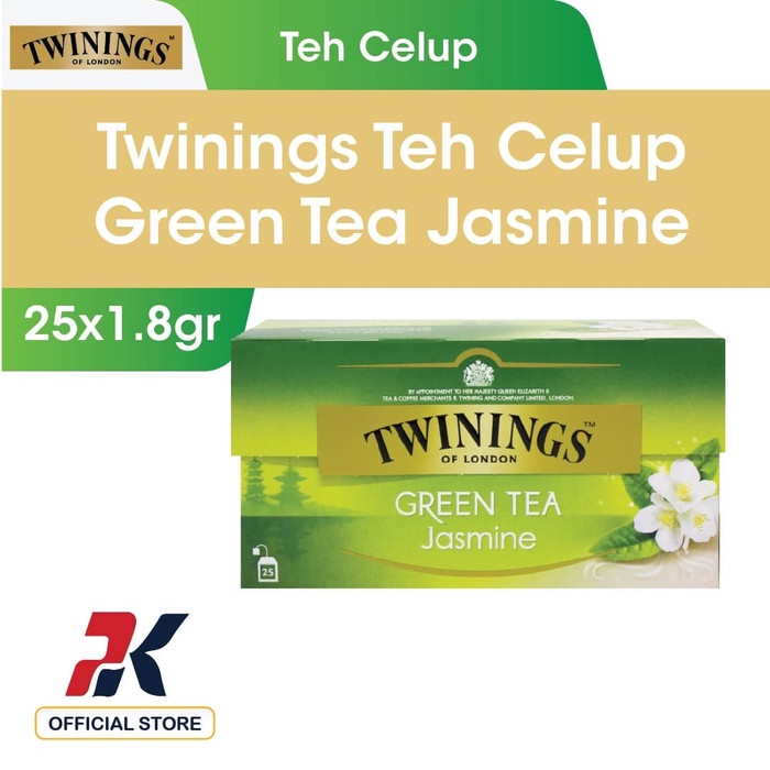 

B062 Twinings Teh Celup Green Tea Jasmine 25X1.8Gr g054S