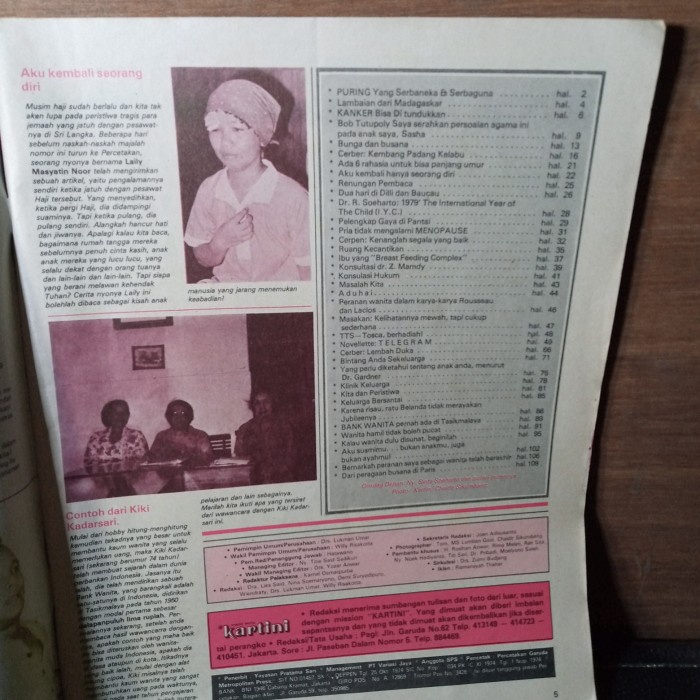 majalah Kartini Februari 1979 ada novelette