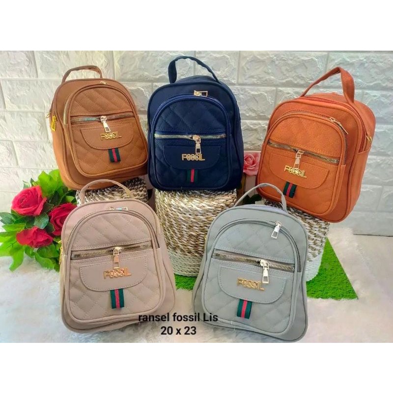 Tas Wanita Ransel Fossil~