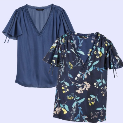 Brep 657 Flutter Blouse