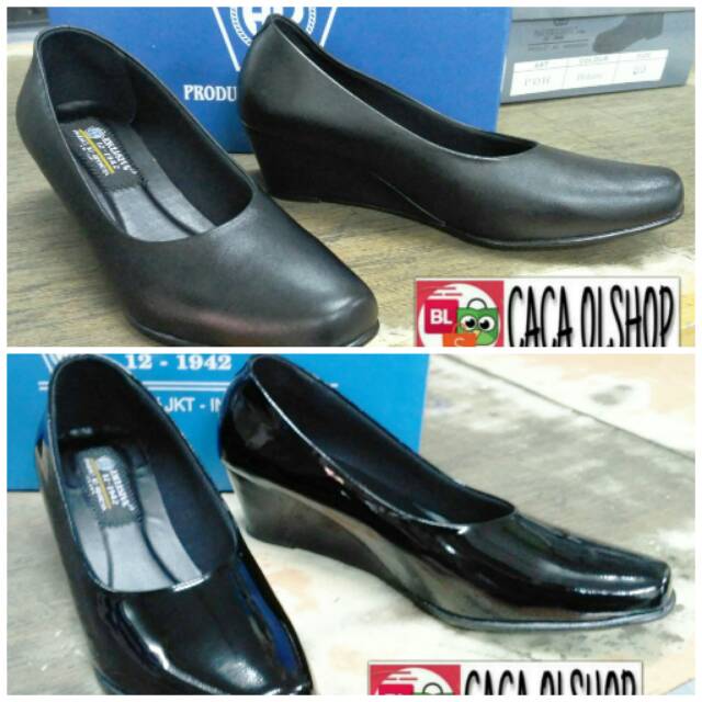 Sepatu PDH/Kerja/Pantopel Wanita Tipe Wadges Merk AR Exclusive