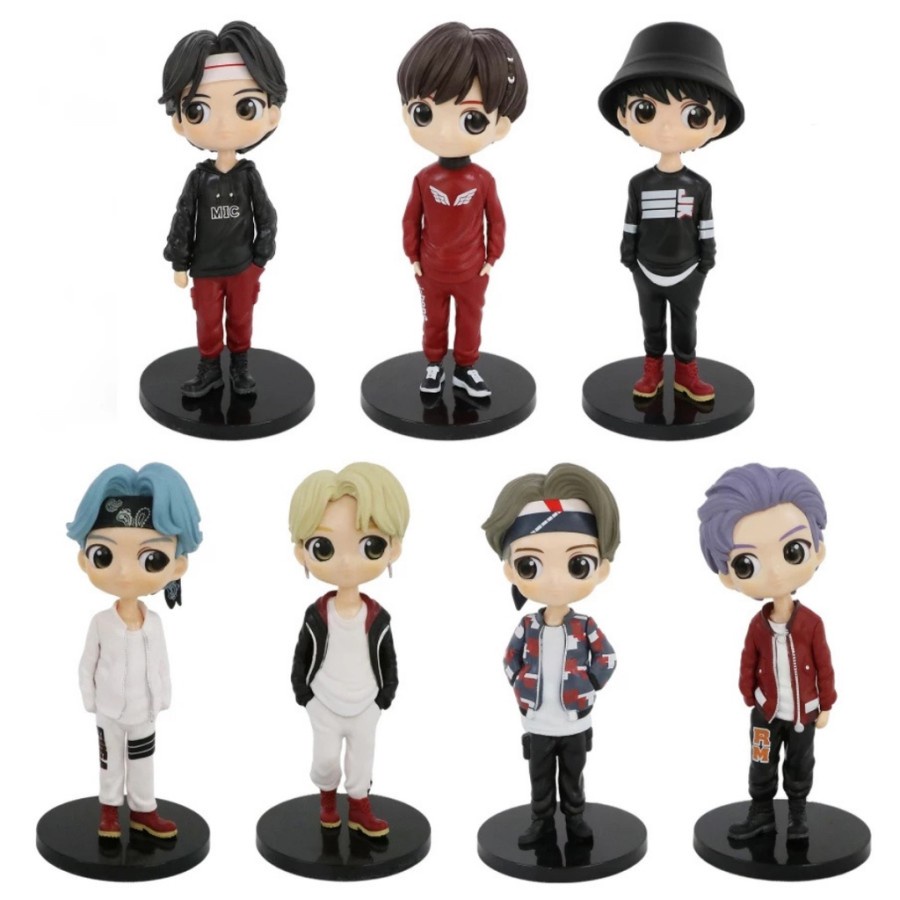 FGBTS set 7 pcs action figure bts kpop idol