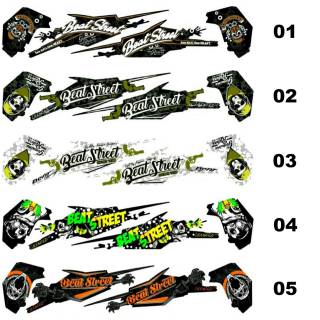 Sticker Stiker  Striping Honda Beat  Street  Variasi 01 