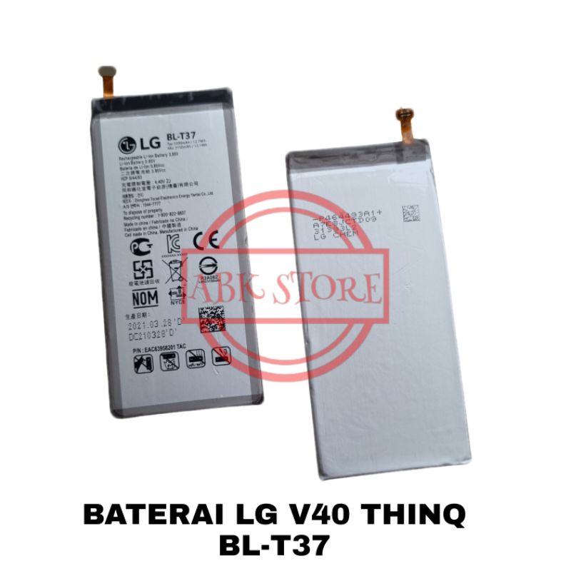 BATRE BATERAI BATTERY LG V40 THINQ BL-T37 V405 / LM-V405 ORIGINAL 100%