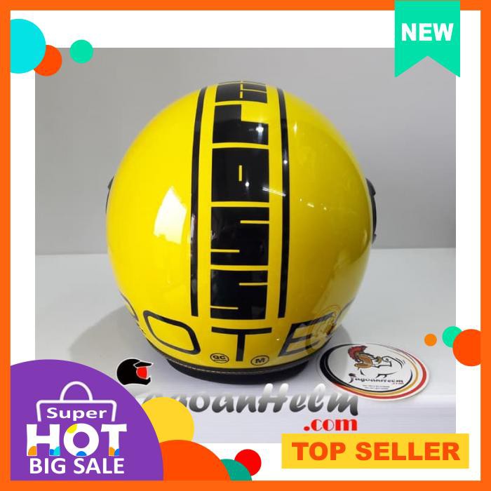 Cargloss Helm Yr Protect | Yellow | Retro Single Visor Carglos