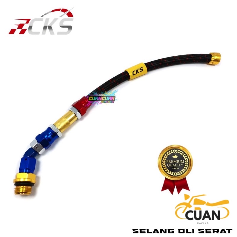 Tutup Oli Mesin Selang Serat Thailand PSI - Mio Beat Vario Vixion Ninja R RR CB150 Sonic