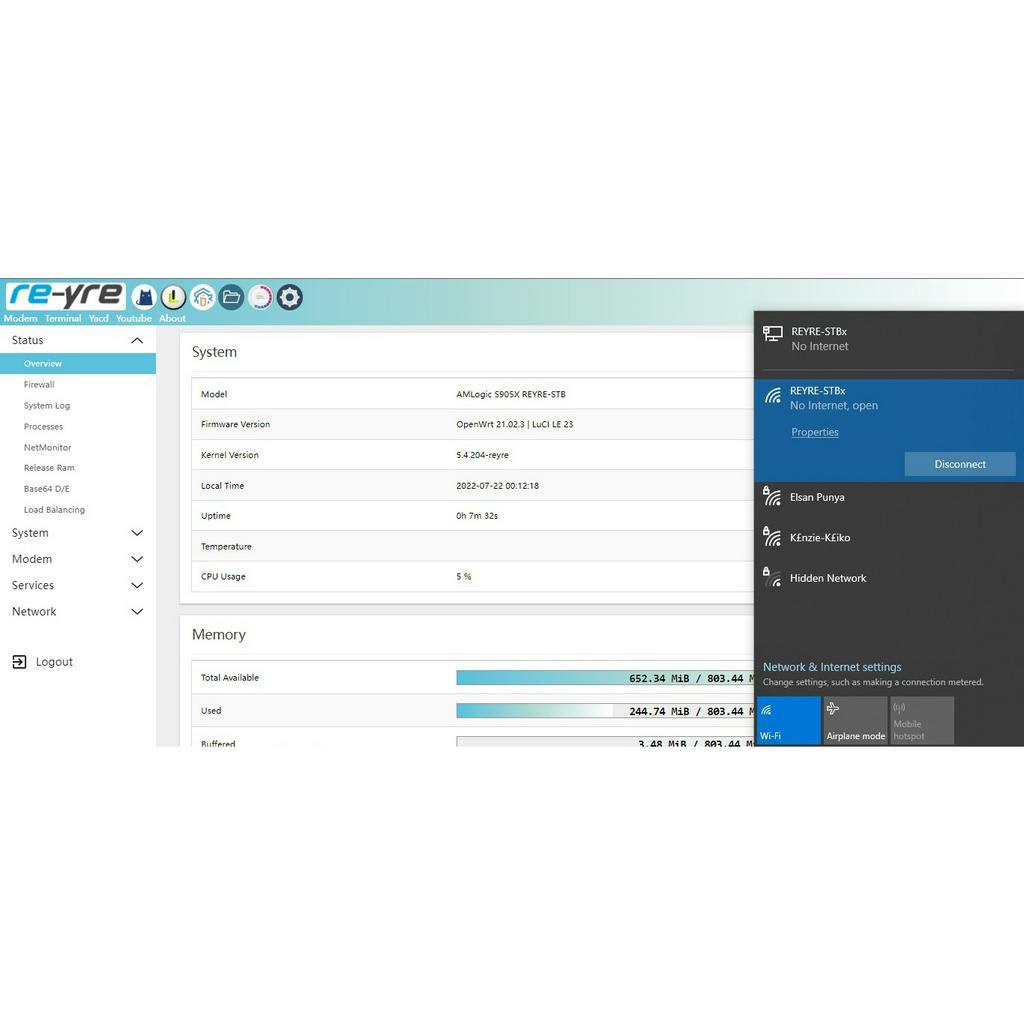 STB B860H V1 Only OpenWRT Wifi ON