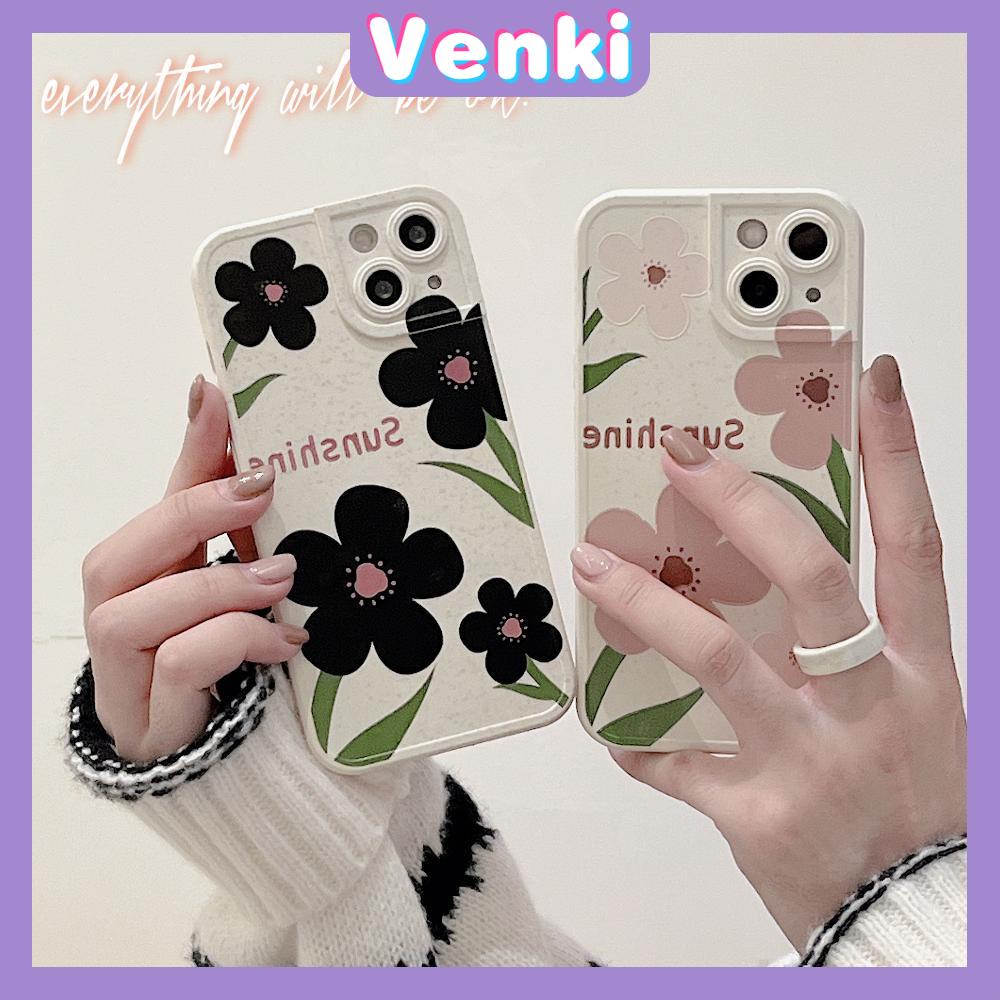 Soft Case Silikon Motif Bunga Untuk Iphone 13 Pro Max 12 Pro Max 11 Pro Max 7 Plus Xr Xs Max 8 Plus